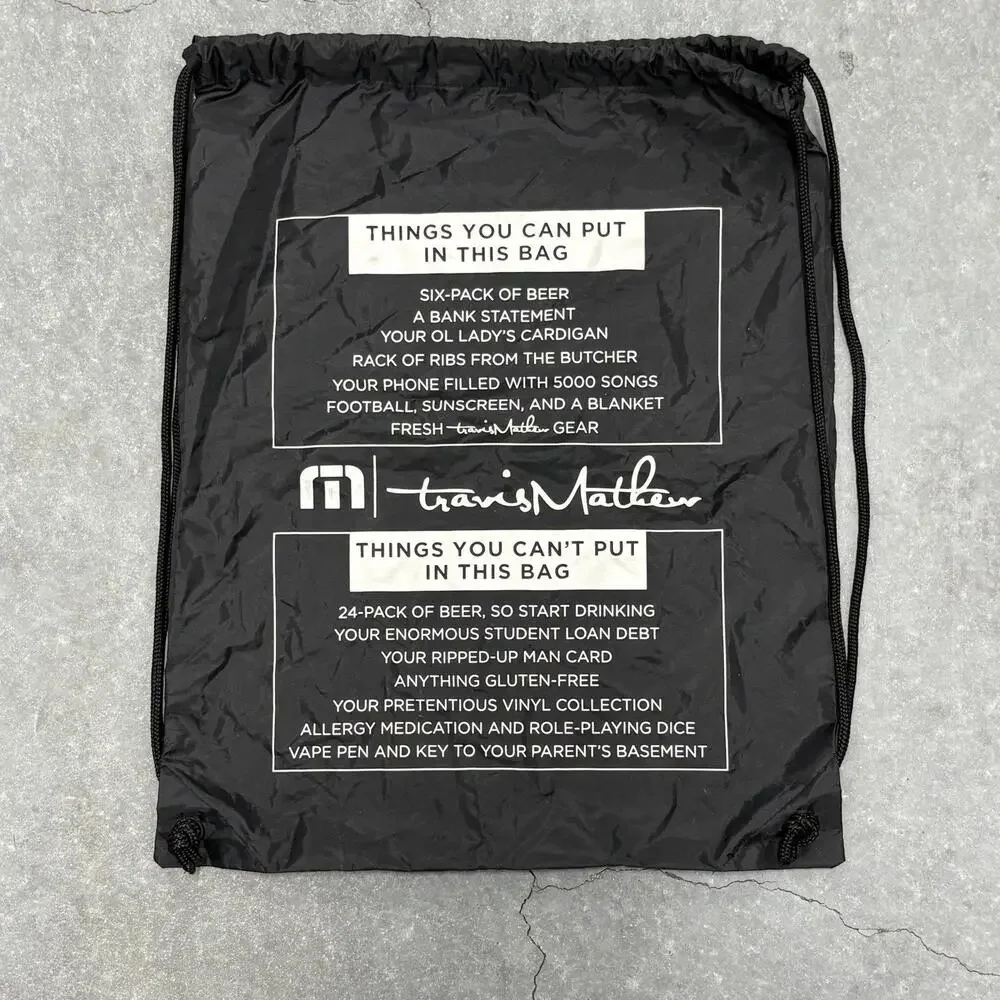 Travis Mathew Drawstring Backpack - Picture 2 of 2